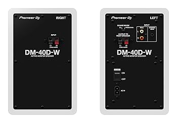 Pioneer DJ DM-40D-W Sistema di Monitor Cablato, Altoparlante